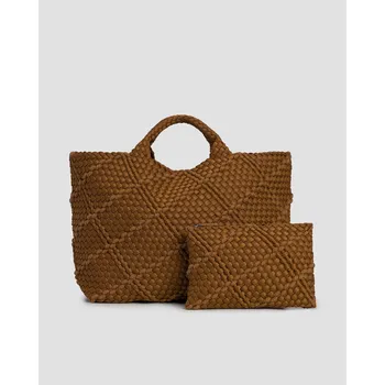 Kabelka Ručně Vyplétaná Dámská Kabelka Naghedi St Barths Large Tote Sn03014pn-harbor