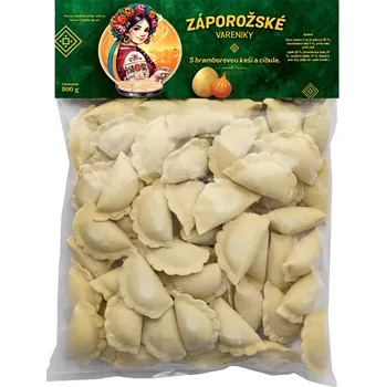 Hotové jídlo Dobrotík Zaporožské vareniky s bramborovou kaši a cibule 800g