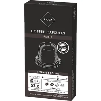 Nealkoholický nápoj Rioba Espresso Forte kávové kapsle 10ks