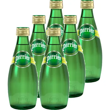 Voda Perrier Voda minerální perlivá 4x330ml 1.32l