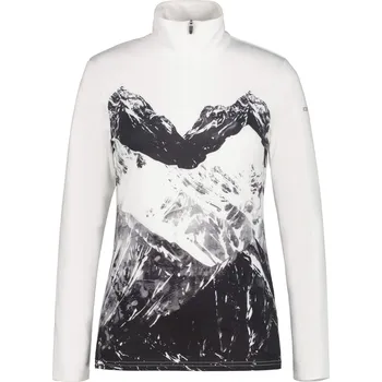 Dámské tričko Triko 1/2 zip funkční Icepeak Ellenton Velikost: 36 bílá/černá