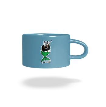 Bastard Mořská panda hrnek makronka Blue Macaron