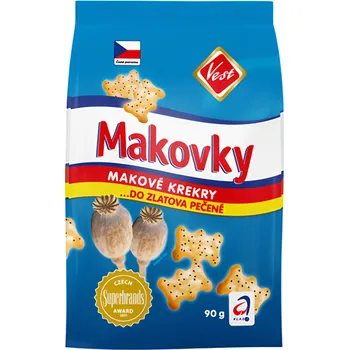 Slaná pochutina Vest Makovky 2x90g 180g