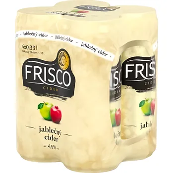 Cider Frisco Jablečný Cider Multipack 4x330ml 1.32l