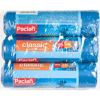 Pytle na odpadky Paclan Pytle Paclan Classic 120L 3x10ks 30ks