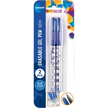Centrum Gelová pera gumovatelná, 2 ks