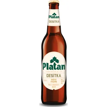 Pivo Platan 10, světlé výčepní, sklo 500ml