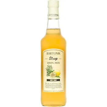 Sirup Bartonik Sirup Citron - Máta 500ml