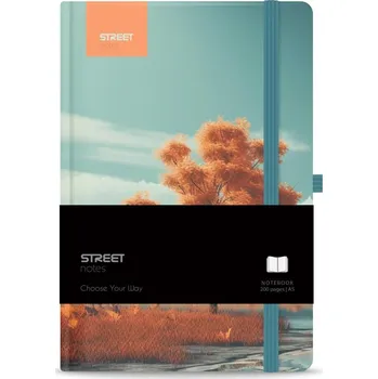 Blok Zet servis Blok TREES Enchanted A5 linka s gumou