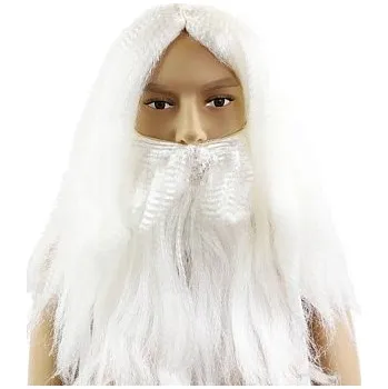 Karnevalový doplněk Kostým paruka s vousy