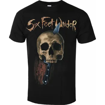 Tričko metal pánské Six Feet Under - KNIFE SKULL - PLASTIC HEAD - PH12474