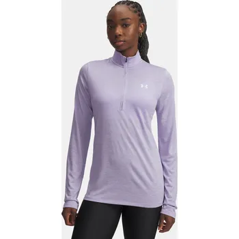 Dámské tričko Dámské tričko Under Armour Tech 1/2 Zip- Twist-PPL - Dámské Under Armour fialová 3451822