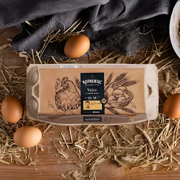 Authentic Vejce z volného chovu, velikost M 10ks