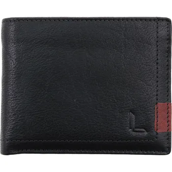 Peněženka Pánská kožená peněženka Lagen ADVIK černá