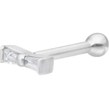 Piercing Wildcat Ocelová tyčinka se zdobením ve tvaru mašličky