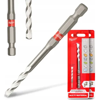 Vrták 2x UNIVERZÁLNÍ VRTÁK BETONU 5 mm 108x45 BETON, KOV, DŘEVO, ŠTĚRBANÉ DLAŽDICE H1-P