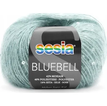 Příze Příze s flitry / efektní příze Sesia Bluebell 3211 / eukalyptus