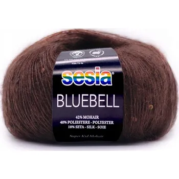 Příze Příze s flitry / efektní příze Sesia Bluebell 4576 / hnědá