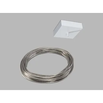 Závěsné lanko 3m a stropní baldachýn pro 48V systém MAG LED2 Barva: Bílá