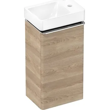 Koupelnový nábytek Skříňka s umyvadlem Hansgrohe Xelu Q 36x69,5x25 cm přírodní dub 54367000