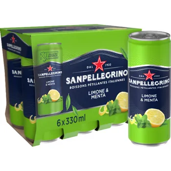 Limonáda San Pellegrino Limone & menta 6x330ml 1.98l