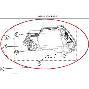 Praní a péče o prádlo 70024499 - Tělo násypky pro pračku Candy
