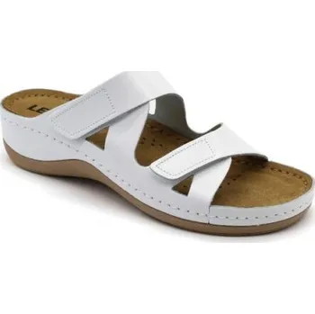 Zdravotnický oděv Leon 906 Dámská pracovní celokožená zdravotní obuv Barva: Bílá, Velikost: 37