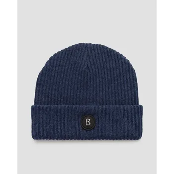 Čepice Pánská Vlněná čepice Bogner Gustav-2 V Tmavě Modré Barvě 98686087-426