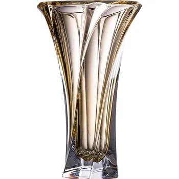 Váza BOHEMIE MOZART VÁZA 320MM JANTAROVÁ