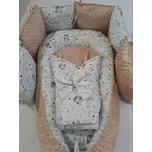 Pro útulný domov Sada do postýlky 3 dílná Zajíček a sova