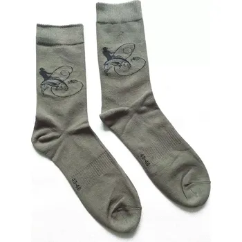 Pánská móda Ponožky s rybářským motivem 5 (Zelené rybářské ponožky)