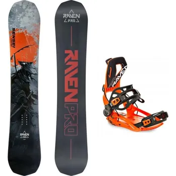 Snowboarding Raven PRO Sensei Carbon snowboard + Raven RAGE Fastec FT360 orange vázání 160W cm + L (EU 41-44) + DÁREK + Doprava ZDARMA