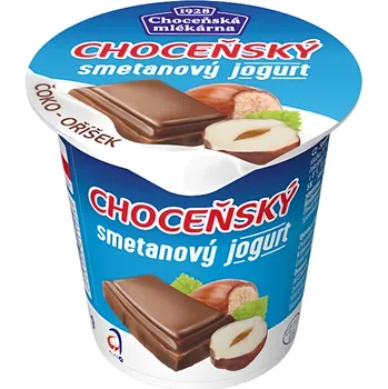 Choceňská Mlékárna Choceňský smetanový jogurt čoko-oříšek 150g