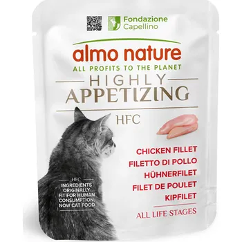 Krmivo pro kočku Almo Nature HFC Highly Appetizing - Kuřecí filet 50g