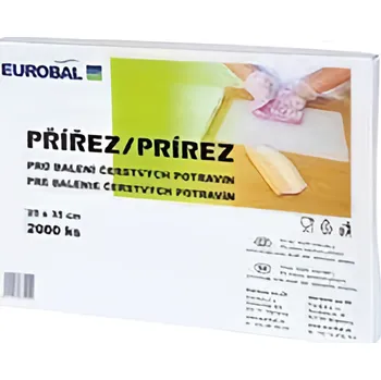 Obalový materiál Eurobal Přířez potravinářský 25x35 cm 2000ks