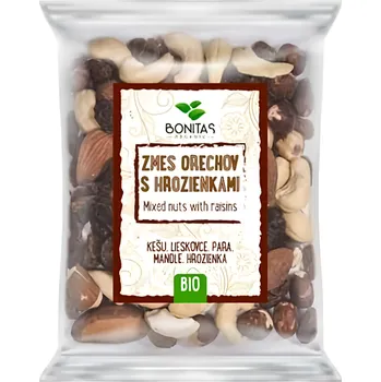 BONITAS BIO Směs ořechů s rozinkami 100g