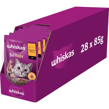 Krmivo pro kočku Whiskas Kapsičky pro kočky jehně a krůta 28x85g 2.38kg