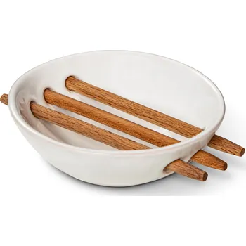 Mýdlenka keramická Barva: Bílá