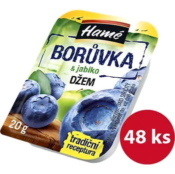 Hamé Džem borůvka & jablko balení 48x20g 48ks