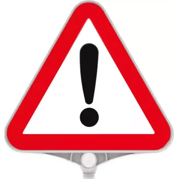 Dopravní značka Plastová (PPC) dopravní výstražná značka "Jiné nebezpečí" FLOMA - 39 x 39 cm