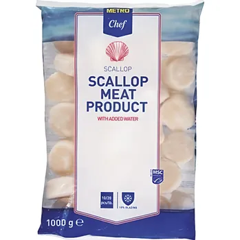 Maso a ryba Metro Chef Hřebenatky 10/20 hluboce zmrazené 900g