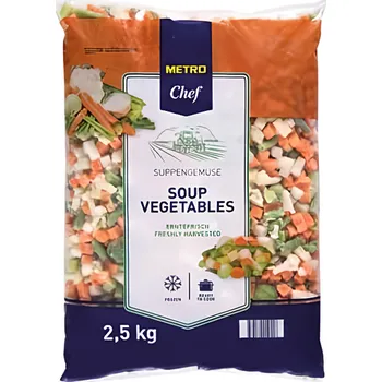 Metro Chef Česká polévková směs zelenina 2.5kg