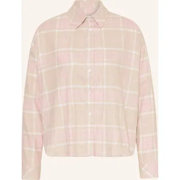 Dámská halenka Lilienfels Dámská Košile Z Flanelu, růžová / béžová / režná, 42