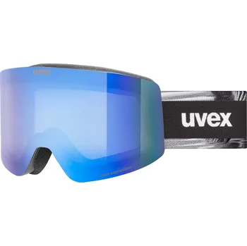 Sjezdové lyžování Uvex Provoqe FM Black Matt/Mirror Blue 2025/26
