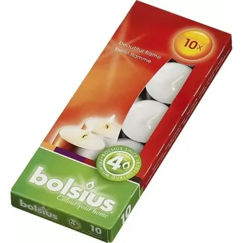Svíčka Čajová svíčka Bolsius 10 ks 4 hod (16x36 mm)