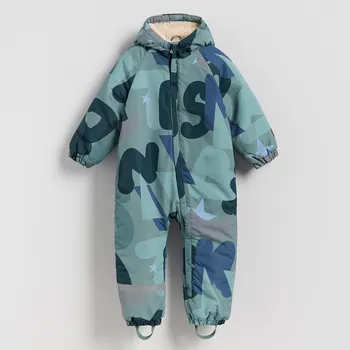 Chlapecká bunda Reserved - Overal s kapucí - petrolejová - PL692-67X - PL692-67X-110