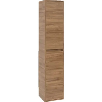 Koupelnový nábytek Villeroy & Boch Skyla - Vysoká skříňka 1700x350 mm, panty vpravo, Oak Kansas C80101RH