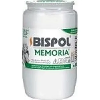 Svíčka Hřbitovní svíčka náplň bílá olejová Memoria 60 hod (výška 95 mm, šířka 57 mm)