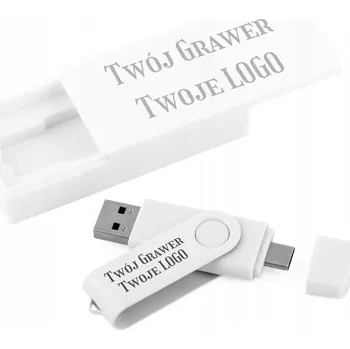 USB flash disk Flash disk MemoRabbit TWISTER 32GB, USB 3.0 USB-C 32 GB USB 3.0, USB-C 3.2 bílý