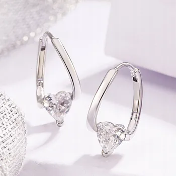 Náušnice Luxusní náušnice s motivem sladkosti, stříbro S925, bílé zlato